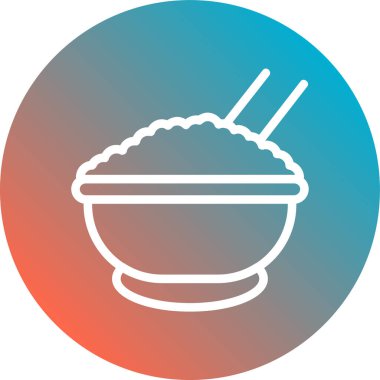 noodles ikon vektör illüstrasyonu