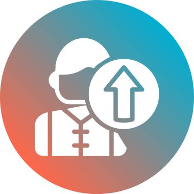 İnsan simgesinin vektör illüstrasyonu