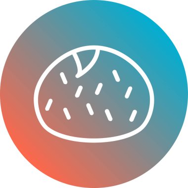 Taze karpuz vektör simgesi