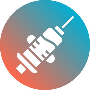 Elektrikli tornavidanın vektör çizimi.