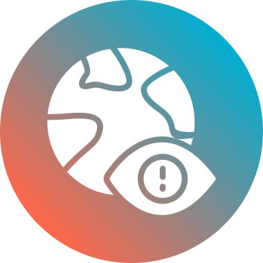 Modern simgenin vektör illüstrasyonu