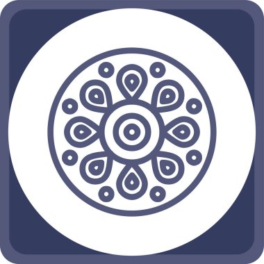 Güzel bir çiçek deseninin vektör çizimi