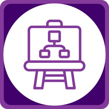 Modern eğitim ikonunun vektör illüstrasyonu