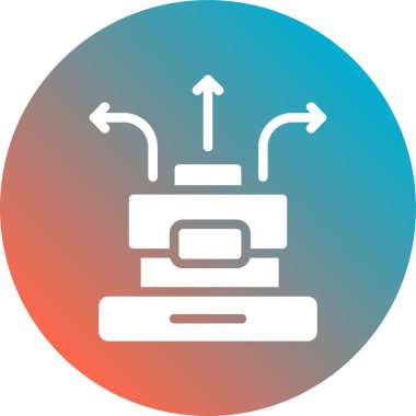 seo modern simgesinin vektör illüstrasyonu