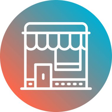 Alışveriş. Web simgesi vektör illüstrasyonu