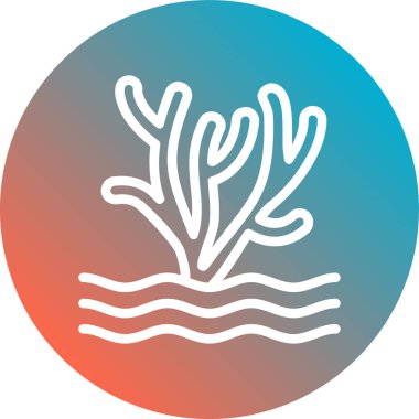 Benzersiz palmiye ağacı vektör simgesi