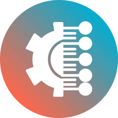 Modern simgenin vektör illüstrasyonu