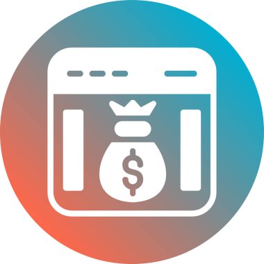 Dolar işareti. vektör illüstrasyonu