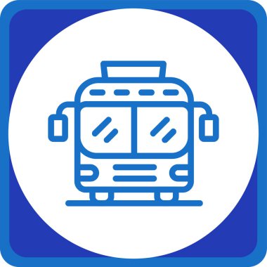 tren. Web simgesi basit illüstrasyon