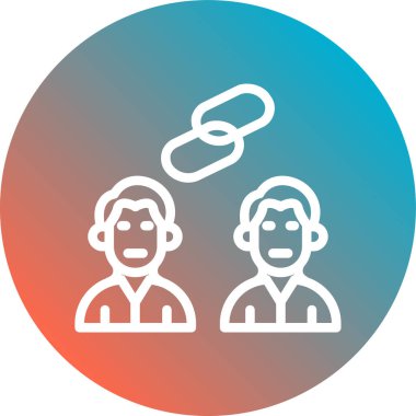 İnsan simgesinin vektör illüstrasyonu