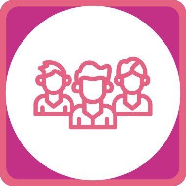 İnsan simgesinin vektör illüstrasyonu