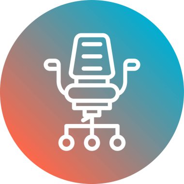 Robot simgesinin daire içindeki vektör illüstrasyonu.