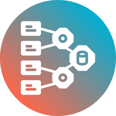 ağ simgesi, vektör illüstrasyonu