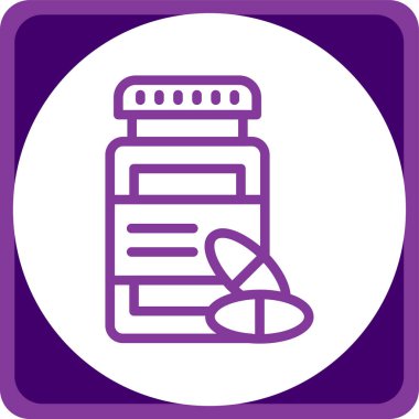 Haplar. Web simgesi basit illüstrasyon