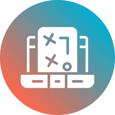 Yumuşak mavi arkaplanda izole edilmiş modaya uygun düz stil kitap simgesi