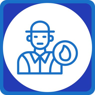 Mühendis simgesi simgesi tasarımı