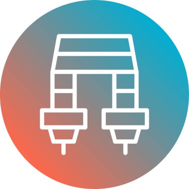 lamba ikonu vektör illüstrasyonu