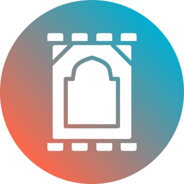 Kamp yapmanın eşsiz vektör simgesi