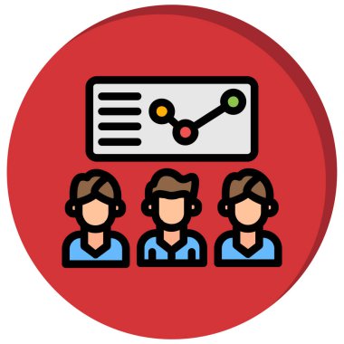 Seo modern simgesinin vektör illüstrasyonu, vektör illüstrasyonu