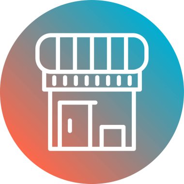 Yapı simgesinin vektör illüstrasyonu