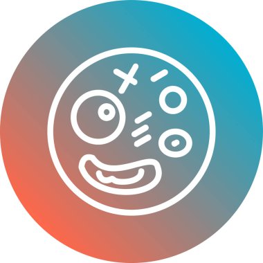 emoji yüz simgesi, vektör illüstrasyon tasarımı