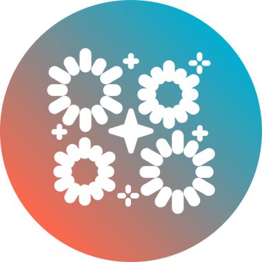 Çiçeklerin vektör illüstrasyonu