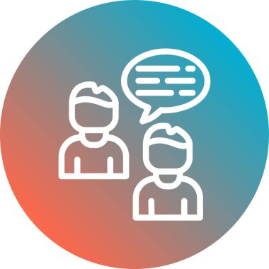 İnsan simgesinin vektör illüstrasyonu