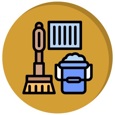 Bir ev simgesinin vektör illüstrasyonu