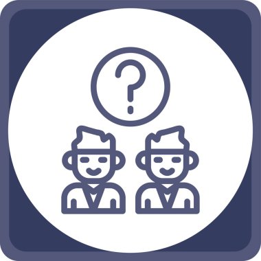 Moda biçimi izole edilmiş arkaplanda soru simgesi