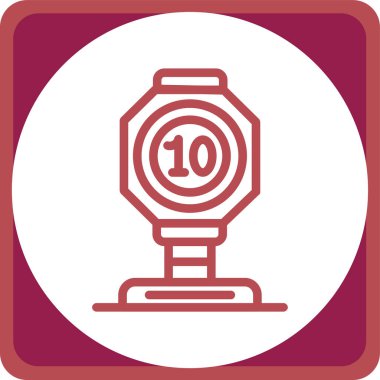 vektör izleme simgesi illüstrasyonu