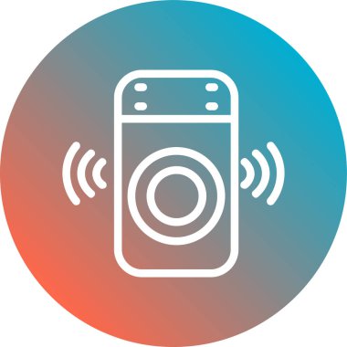 Vektör müzik simgesi illüstrasyonu