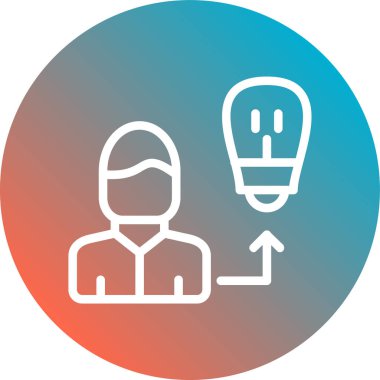 İnsanların vektör illüstrasyonu, basit tasarım