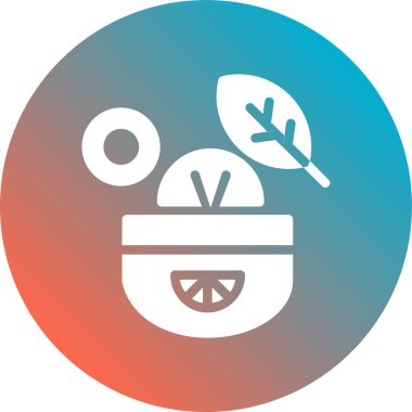 Gıda simgesinin vektör illüstrasyonu