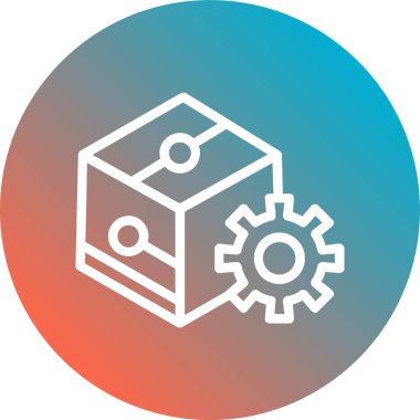 seo modern simgesinin vektör illüstrasyonu