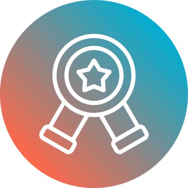 Ödül. Web simgesi basit illüstrasyon