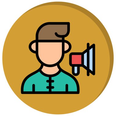 Çember içinde bir adamın resmi