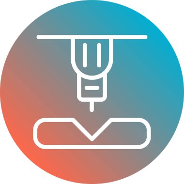 Eşsiz termometre Vektör Satır Simgesi