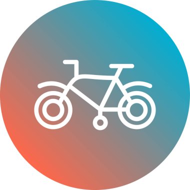 bisiklet ikonu vektör illüstrasyonu