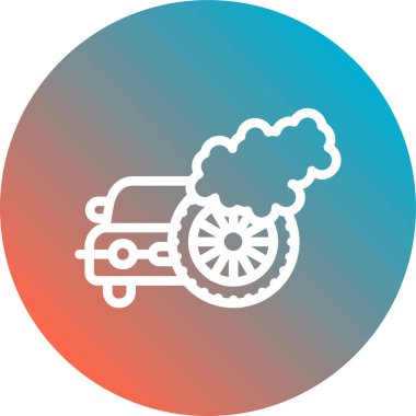 araba simgesi vektör illüstrasyonu