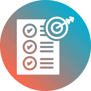 Düz onay işareti simgesini, vektör, illüstrasyon