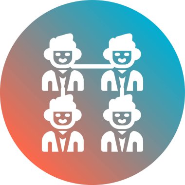 İnsan simgesinin vektör illüstrasyonu