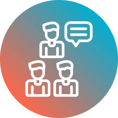 grup simgesi soyut arkaplanda izole edildi