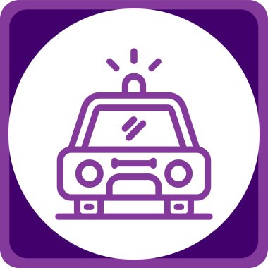 araba simgesi vektör illüstrasyonu