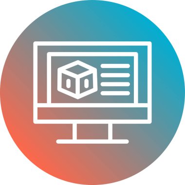 Seo simgesinin vektör illüstrasyonu