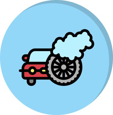 - Araba. Web simgesi basit illüstrasyon