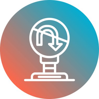 vektör lcd simgesi illüstrasyonu