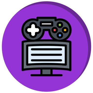 oyun simge vektör çizim