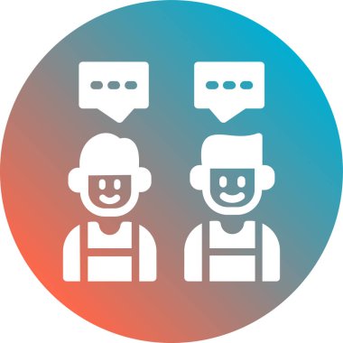 Modern simgenin vektör illüstrasyonu