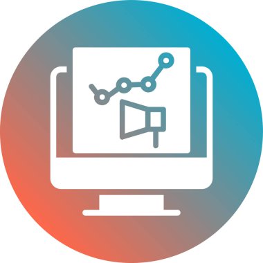 seo modern simgesinin vektör illüstrasyonu