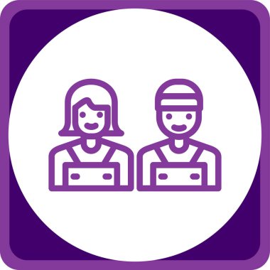 İnsan simgesinin vektör illüstrasyonu